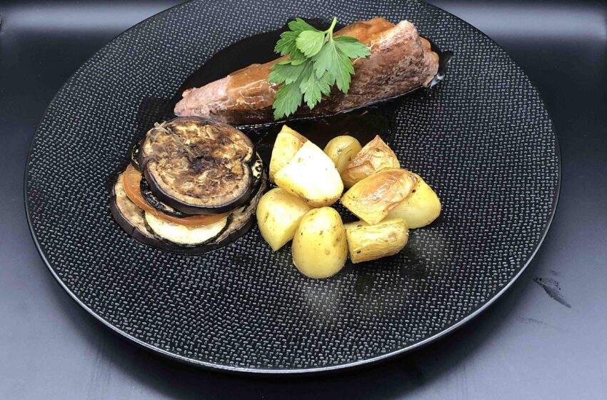 Avec magret de canard