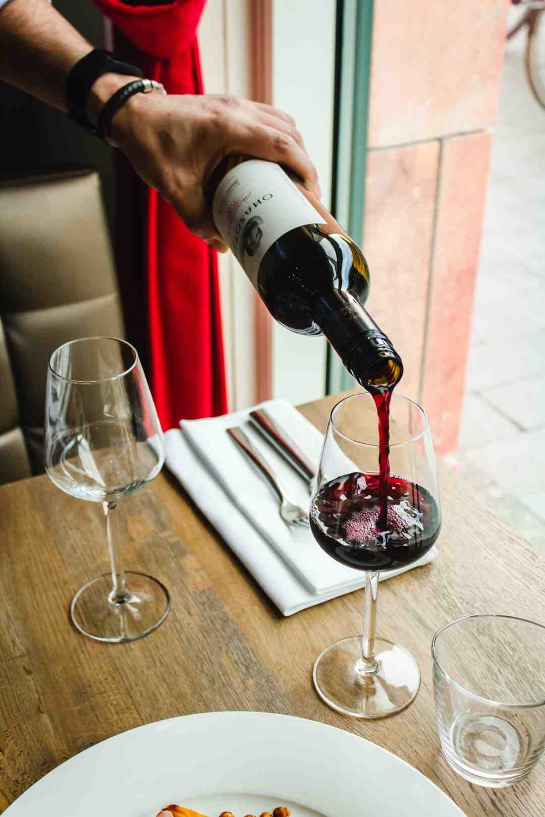 Quel est l'ordre des plats ?