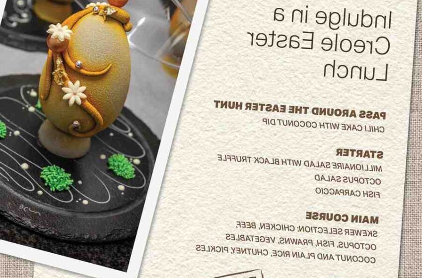 Repas de paques creole