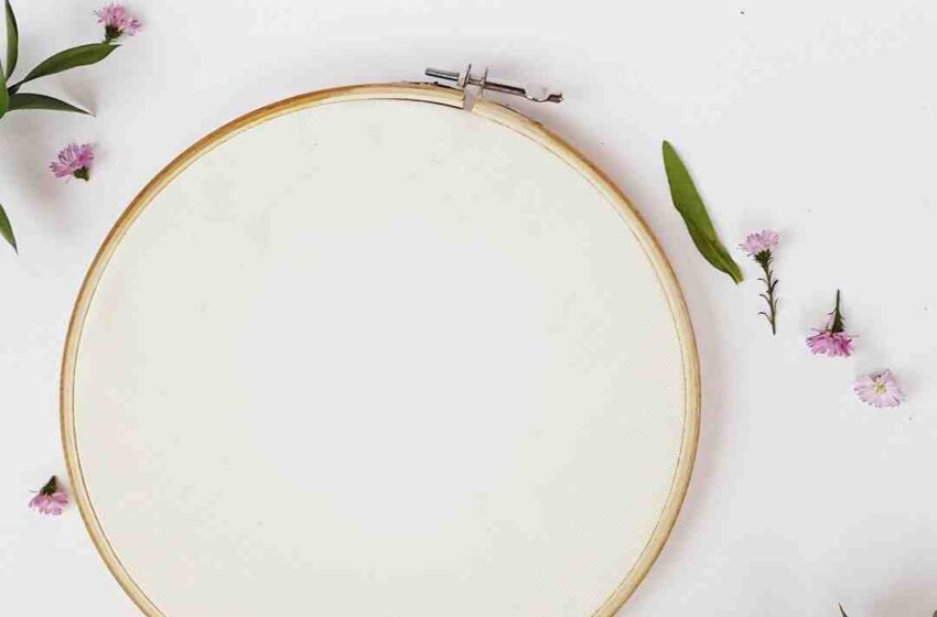 Tablier de cuisine à broder