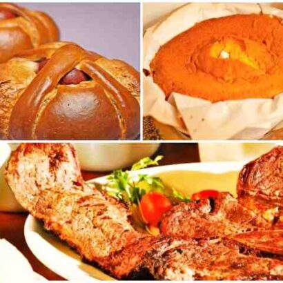 Repas de paques traditionnel portugais