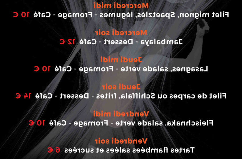 Semaine menu comme j'aime pdf