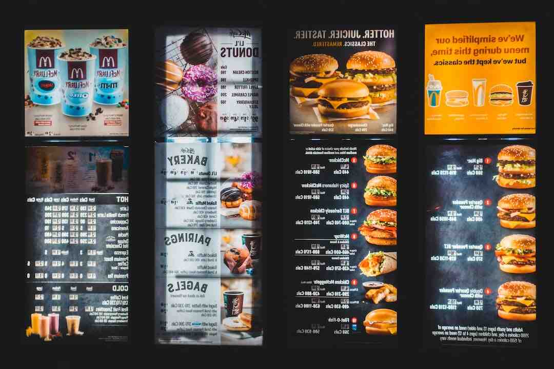 Comment faire une liste de menus ?