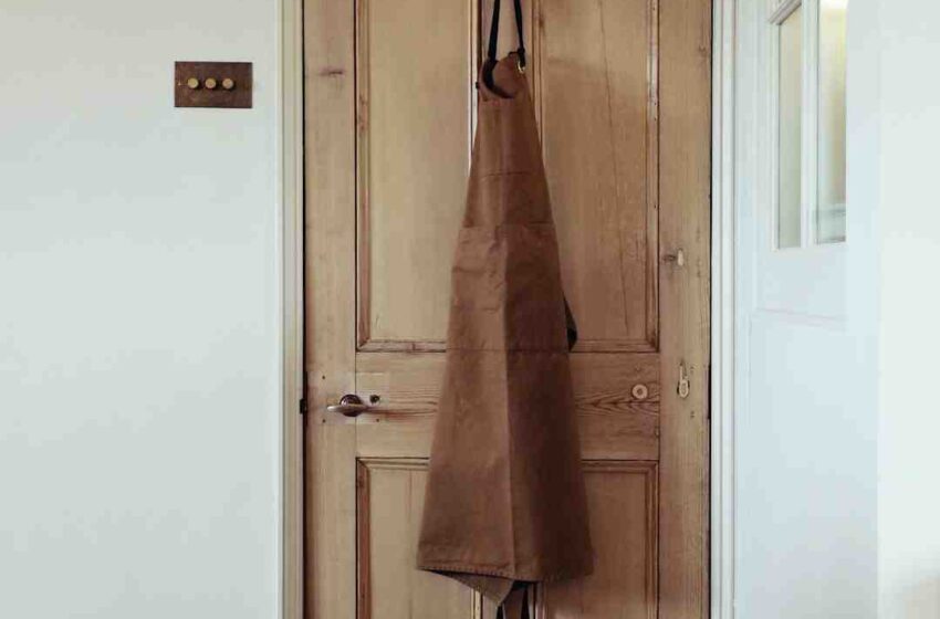Tablier de cuisine en wax